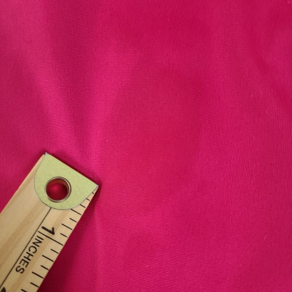 Adidas Jacket Women Medium Pink Climalite Windbreaker Full Zip Long Sleeves M - Picture 6 of 8